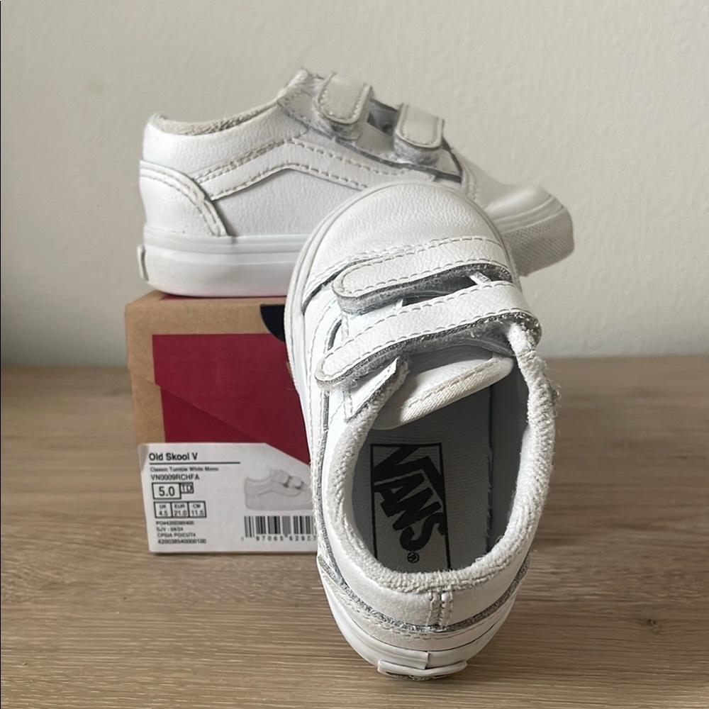 Vans Kids White Sneakers